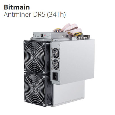 Blake256R14 Algorithm Second Hand Miner Bitmain Antminer DR5 34TH 1800W