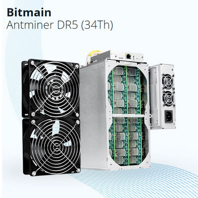 Blake256R14 Algorithm Second Hand Miner Bitmain Antminer DR5 34TH 1800W