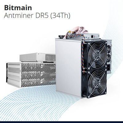 Blake256R14 Algorithm Second Hand Miner Bitmain Antminer DR5 34TH 1800W