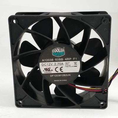 12V 2.70A 120mm Mining Rig Cooling Fans A12038-60BB-4RP-F1