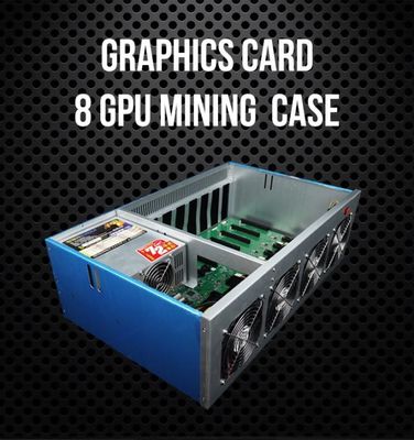 8 GPU Ethereum Miner Machine Built In PSU 1800W With 4GB DDR3 Notebook
