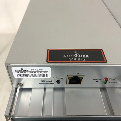 3250W Bitcoin Miner Machine Bitmain Antminer S19Pro 110TH