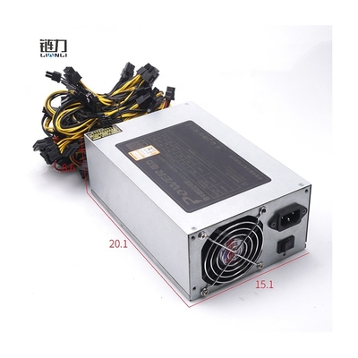 OEM 12v Dc Input 2000w 24Pin Power Supply For Graphics Cards