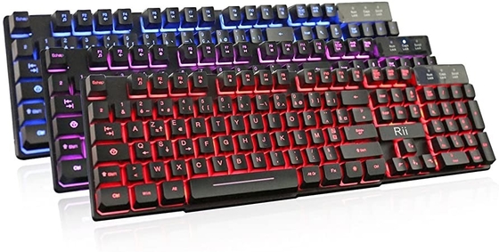 Rii RK100+ Office Keyboard Black Colour